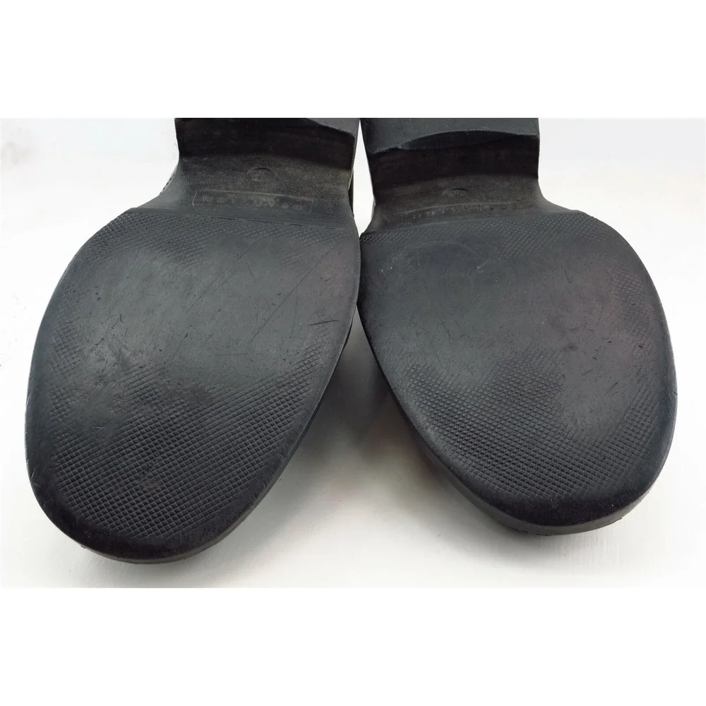 Kenneth Cole Reaction Derby Oxfords Black‎ Leather Men Shoes Size 9.5 Medium